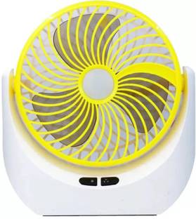 EYESEEK High Speed Rechargeable Table Fan with LED Light, For Home, Office, Kitchen 1400 mm Table Fan