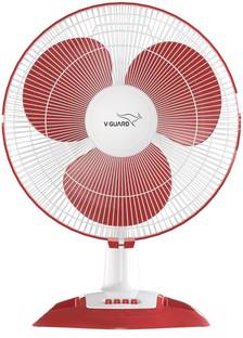 V-Guard Esfera TF (White Red) 400 mm 3 Blade Table Fan