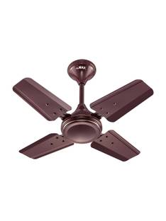 MinMAX 24 Inch Ceiling Fan | 4 Blade | Strong Airflow | Low Power | Brown with 24 Months Warranty Ultr...