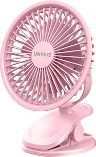 UN1QUE Portable Clip on Fan Battery Operated, 6 Inch Powerful USB Table Fan, 3 Speed Portable Clip on Fan Battery Operated, 6 Inch Powerful USB Table Fan, 3 Speed USB Air Cooler