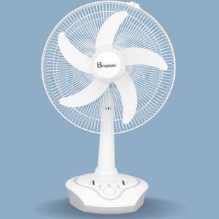 MrRight by Fippy Now Benjamin MR-5916 BLDC AC/DC Rechargeable Battery Fan 16 Inches Blade 400 mm 5 Bla...