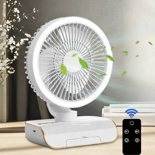 Solisca Neck,Air Conditioner Fan Cooling Plate 4400mAh Rechargeable Battery Operated Mini Portable 3 S...