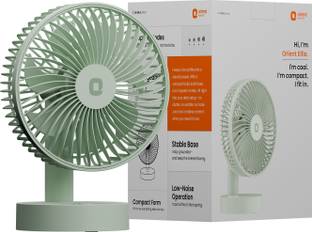Orient Electric Elfie | Rechargeable Compact Mini Personal Fan | USB Type-C Charging with 1 Year Warra...