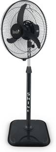 Indo 400mm High speed Pedestal farrata fan for home | 2400 RPM |2 Years Warranty| 400 mm 3 Blade Pedes...