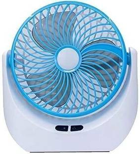 COLDISH High Speed Rechargeable Table Fan with LED Light, For Home, Office, Kitchen Ultra High Speed 1...
