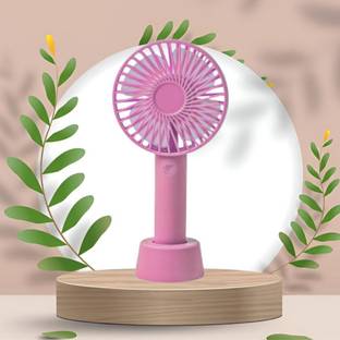 Clairbell Summer Fan (Portable Hand Fan) with Rechargeable For Home/Office/TravelK132 with 1 Year Warr...