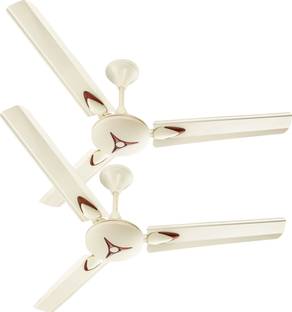Kanishka Star Ultra High Speed 400 Rpm pk2 with 24 Months Warranty Energy Saving 1200 mm Ceiling Fan