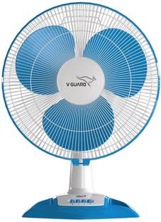 V-Guard Esfera TF (White Blue) with 2 Year Warranty 400 mm Table Fan