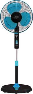 V-Guard Esfera Remote 3 Blade (Blue Black) with 2 Year Warranty Remote Controlled 400 mm Pedestal Fan
