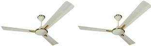 Crompton Aura-1400 Anti Dust 3 Blade Pack of 2 with 2 Year Warranty Anti Dust 1400 mm Ceiling Fan
