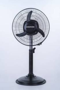 Airdryers Home Mini Pedestal Fan - 100% Copper Motor, 12" Metal Body, 300 MM Sweep with 1 Year Warrant...