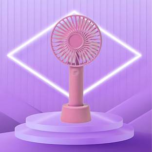 Clairbell Summer Fan (Portable Hand Fan) with Rechargeable For Home/Office/TravelJ359 with 1 Year Warr...