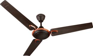 BAJAJ Bajaj Crest Deco Turbo 1200mm Choko Brown Ceiling Fan 1 Star 1200 mm 3 Blade Ceiling Fan