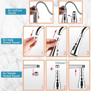 Sonotek Tap Extender for Kitchen Sink,Faucet with Tap Extension for Convenient Use Faucet Nozzle
