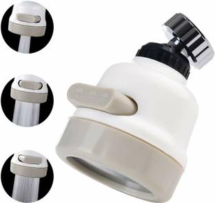 Kitchwish 360 Degree Rotating Water-Saving Sprinkler,Faucet Aerator,3-Gear Adjustable Head Nozzle Splash-Proof Filter Extender Sprayer for Kitchen,Bathroom,Water Faucet Kitchen Tap,sink tap shower sprinkler plastic Shower Head