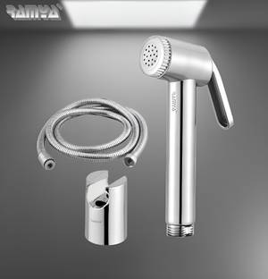 Ramya Jaquar Health Faucets With 1.5 MTR SS Tube Wall Hook Faucet Set