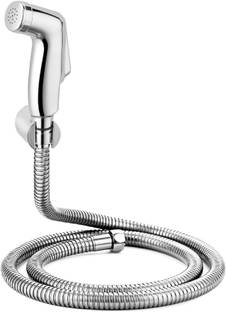 KURIC ABS Health Faucet with 1 mtr Flexible SS Tube and Wall Hook, Faucet for Toilet Hand Jet Spray, J...