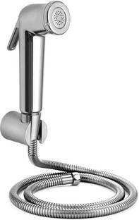 Waterman Conti Health Faucet Set With 1-1.25 Mtr. SS Expandable Tube And Hook For Toilet Faucet Set