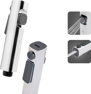 Water Science Water Saving Health Faucet | Jet Spray for Toilet | 2 Flow Modes | Chrome Finish Faucet Set