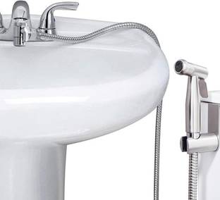 Cleansy Portable Toilet Jet Spray for Travel with 1 Meter Pipe and Holder Faucet Set