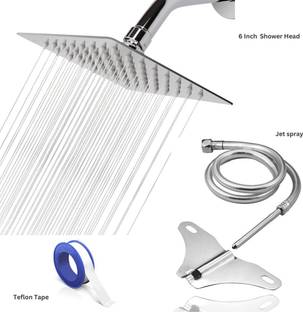 Ontap Bathroom Combo Pack of 3,shower head with Teflon Tape,Toilet jet spary Faucet Set