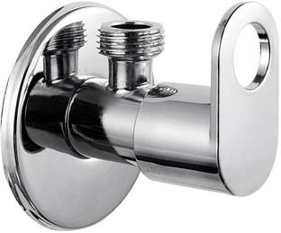 AeoFit Prime Angle Cock Tap Chrome Plated Premium quality stainless steel Pack of 1 for kitchen tap/ba...