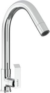 GLOXY Kitchen Sink Mixer Tap with Swivel Spout and Connection Houses | Deck Mounted Faucet Set