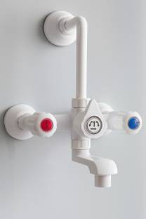 Watertec by WATERTEC Wall Mixer | POM Material | Bathroom & Shower Mixer Tap - 3-Year Warranty Faucet Set