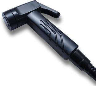 PESCA NOVA Matte Black ABS Health 2 pc Gun Without Hose Pipe for Stylish Bathroom Faucet Set