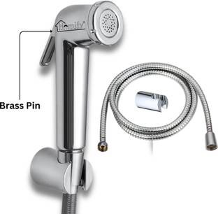HOMIFY by Homify Milano Health Faucet Jet Spray | Toilet Spray Shower Chrome Plated Faucet Set