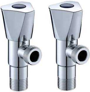 Senkiddpro by Senkiddpro Brass Triangle Angle Wall Tap for Home and Kitchen(2pcs) Faucet Set