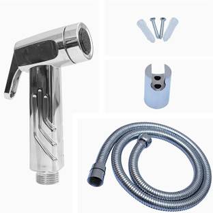 पेस्का Silver Health Faucet for Bathroom / Jet Spray for Toilet Shower फासेट सेट