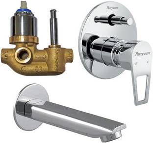 Parryware Espirion Concealed diverter Body With upper Trim with Plain wall spout 247 Faucet Set