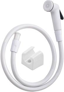 TMS PVC Jet Spray , Health Faucet Flexible Hose (1 meter ) Pack Of 1 Faucet Set