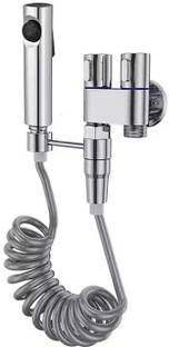 प्रोसिमगेन Modern Bidet Shower unit with 2-in-1 Water Valve & Extendable 2m Tube नल