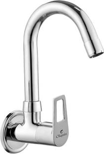 Cliquin KSSC-2403 (Espirion) - Brass Kitchen Sink Cock with 360 Degree Swivel Spout Faucet Set