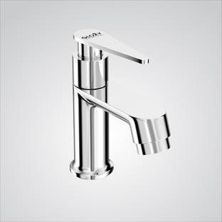 GLOXY Brass Long Body Bib Cock Tap with Wall Flange for Bathroom and Kitchen Faucet Set
