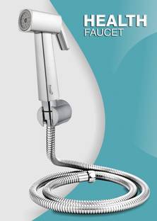 Prestige High Pressure Auramix High Quality ABS Health faucet with 1mtr ss tube with hook Faucet Set