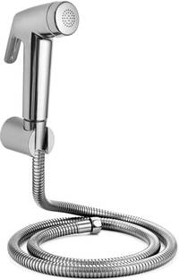 Waterman Opal Health Faucet Set With 1-1.25 Mtr. SS Expandable Tube And Hook For Toilet Faucet Set