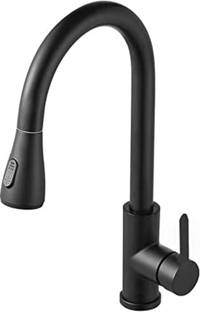 ShreeRam Traders Pull Out kitchen Sink Mixer TAP & Dual function hot & cold water 360 SS 304 Faucet Set