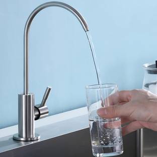 RUHE 304 Grade Ro Water Purifiers Tap with Swivel Spout Brass Faucet for Under Sink Faucet Set