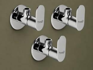 प्रेस्टीज Opal Angle Cock With Wall Flange Pack Of 3 एंगल कॉक नल