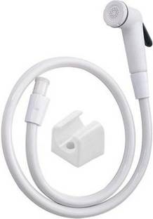 Unique Creation by FUTURAM Toilet Jet Spray Health with 1 Mtr. Flexible Hose and Wall Bracket TOILET JET SPRAY (HEALTH FAUCET) WITH 1 MTR TUBE AND PLASTIC HOOK Health  Faucet