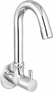 Prestige Sink Cock Silver Pillar Tap Faucet