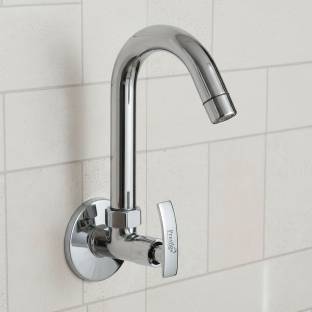 Prestige Passion (Sink Cock) Brass Tap For Bathroom/Kitchen Faucet� � (Silver) Pillar Tap Faucet