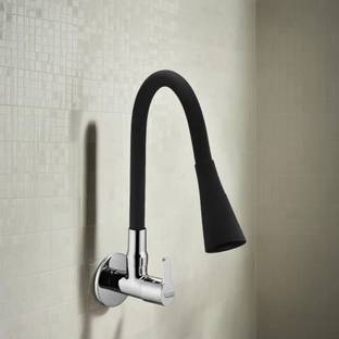 Spazio Silicon Swivel Spout & Dual Flow Pattern For Hot OR Cold Water With Wall Flange SmartBuy Fusion...