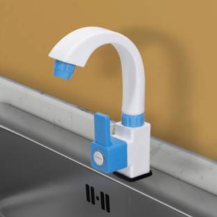 Plantex Plastic ES-116-Single Lever Swan Neck 360 Degree Swivel Spout for Kitchen Faucet Basin Mixer F...
