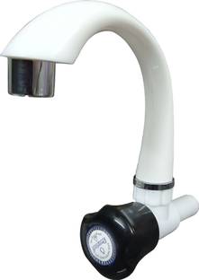 KATHAN Pvc Sink taps for kitchen Cobra Black pack of 1 Sink Tap Faucet