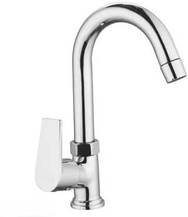 fastgear by Fastgear Brass Elixir Swan Neck Taps for Sink/wash basin 360 Degree Moving, Chrome Finish ...