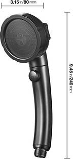 ZAP Exotic Handheld Shower set Exotic Handheld Shower set High Pressure Detachable Shower Head with Hand Spray Mixer Faucet